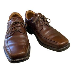 Ecco Mens Derby Dress Shoe Size 10 Academia Comfort Career Business Office Wear